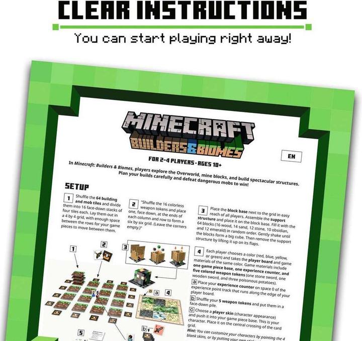 Image du produit Ravensburger Minecraft Builders & Biomes (Allemand, Anglais, Italien, Français)