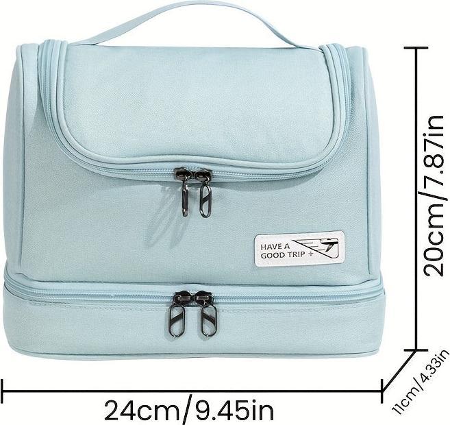 Only-Bags.Store Trockene und nasse getrennte Kulturtasche, Reise-Kosmetik-Aufbewahrungstasche mit grossem