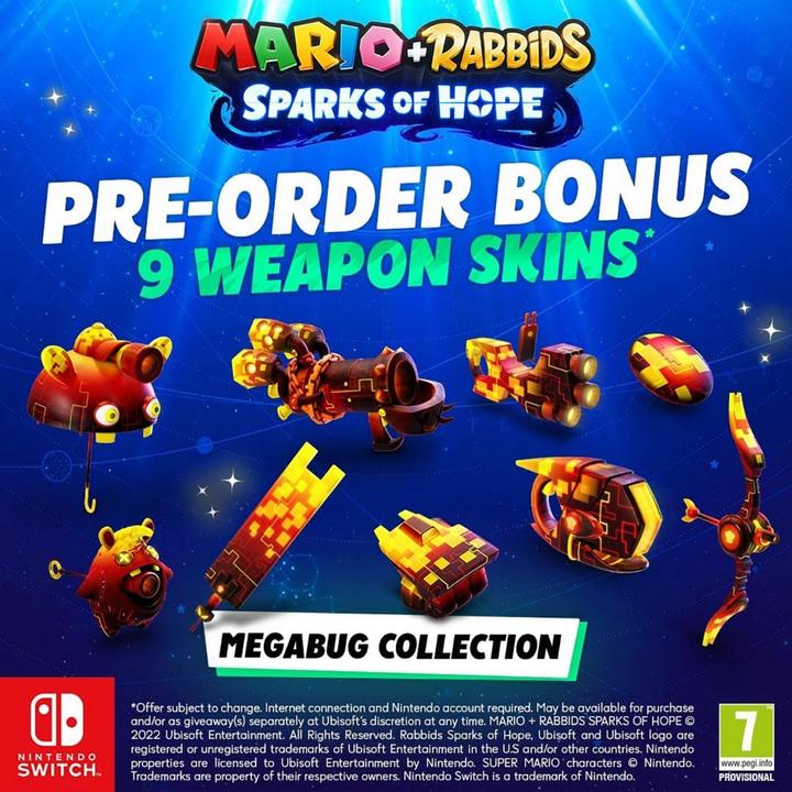 Image du produit Ubisoft Mario + Lapins Crétins : Sparks of Hope (édition Cosmic) (Switch, Switch Lite, Switch OLED, EN)