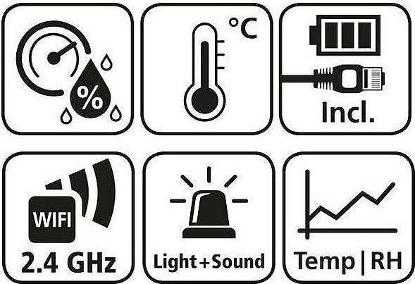Actual product image Burg Wächter BURG-WCHTER WLAN alarm siren BURGsmart Protect Noise 2162