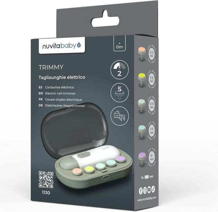 Immagine prodotto Nuvita Trimmy - Set elettrico per la cura delle unghie del bambino