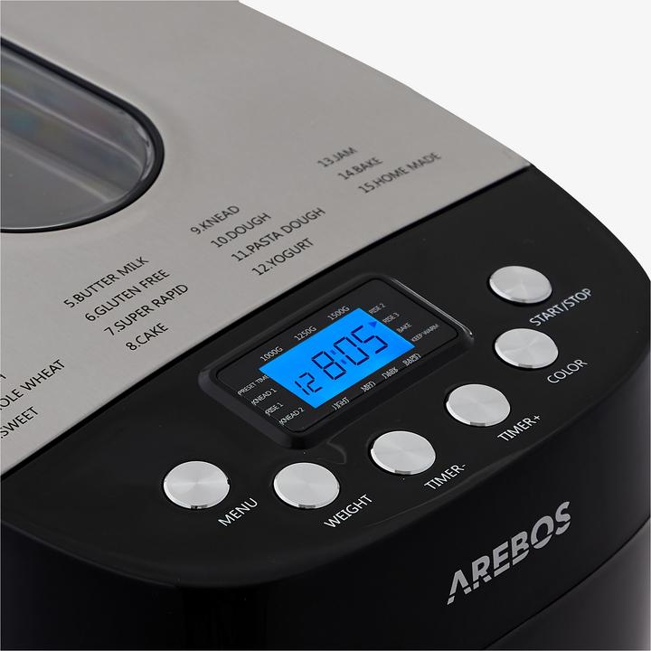 Actual product image Arebos Breadmaker