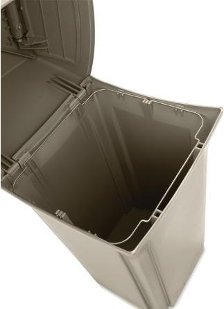 Actual product image Rubbermaid Waste container (PE), fire retardant (170 l)