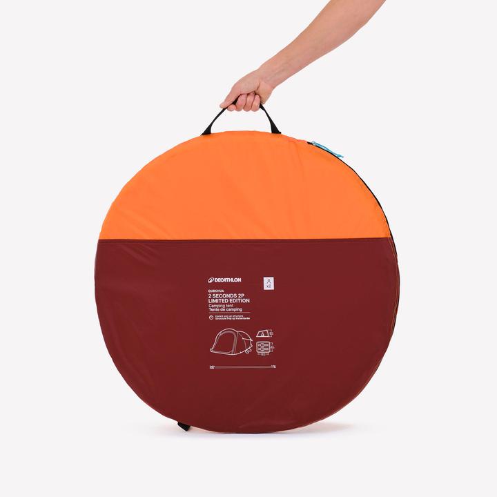 Produktbild Quechua Faltzelt - 2 Seconds für 2 Personen Limited Edition 20 Jahre braun (Wurfzelt, 2.90 kg, 2 Personen)