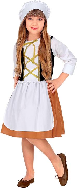 Image du produit Widmann MITTELALTERLICHE MAGD (Kleid, Haube), 104 cm / 2-3 Years (2, 3)