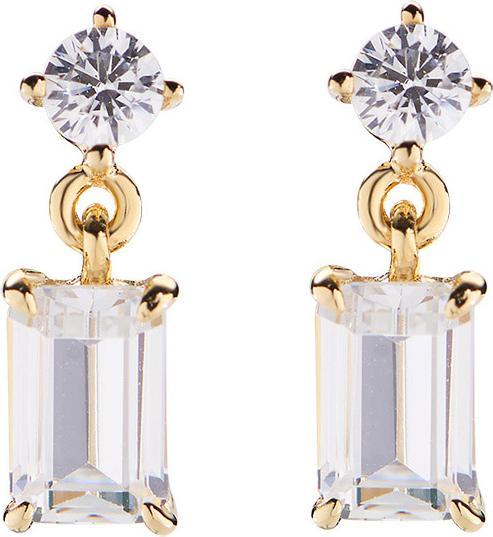 Image du produit Amen Boucles d'oreilles Princesse Rectangulaire (Argent 925)