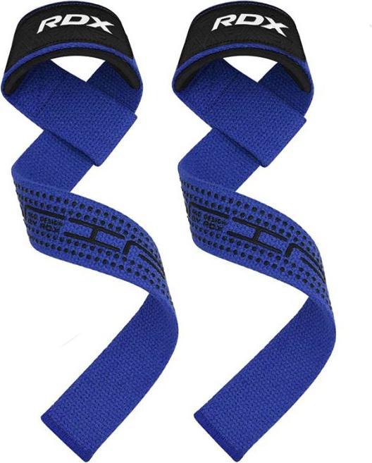 Rdx Gym Cotton Gel Strap Blue Plus