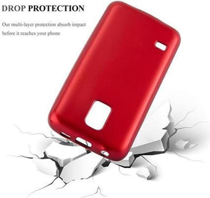 Produktbild Cadorabo TPU Matt Metallic Cover (Samsung Galaxy S5, Samsung Galaxy S5 Neo)