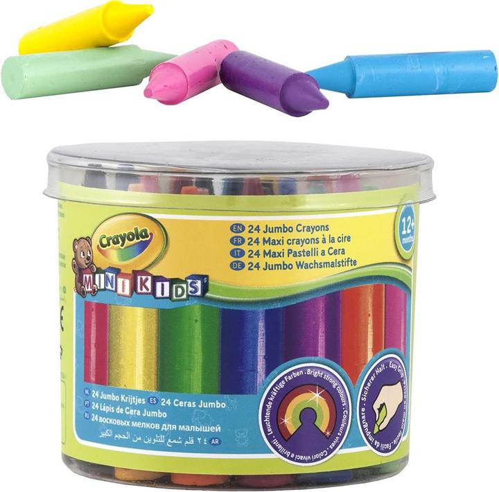 Actual product image Crayola Mini Kids - Dick wax crayons (Multi-colours, 24 x)
