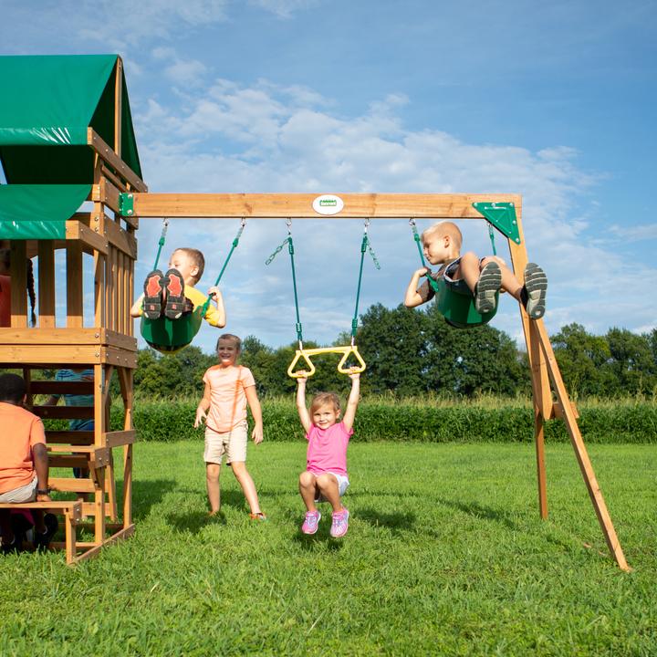 Immagine prodotto Backyard Discovery Torre di gioco Belmont con altalene e scivolo