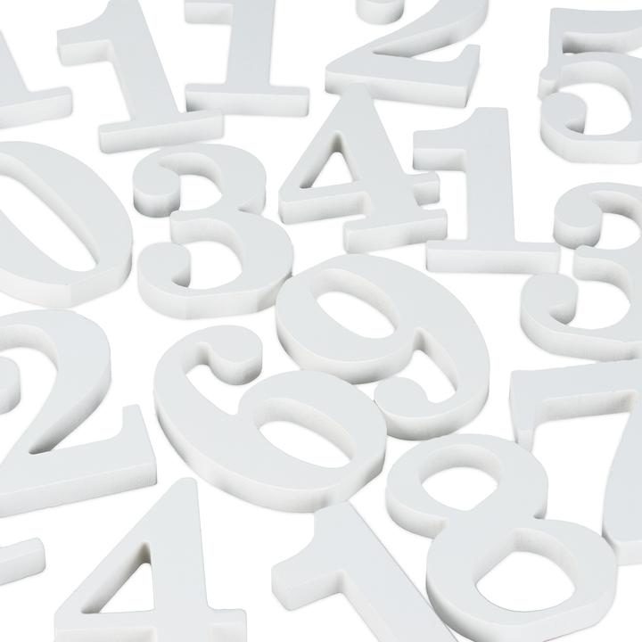 Actual product image Relaxdays 19-piece table number set