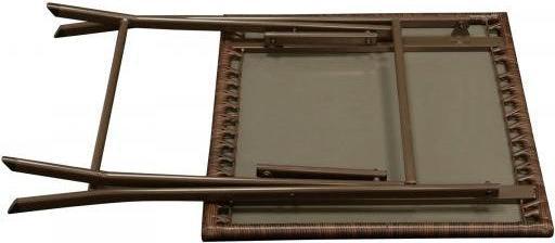 Immagine prodotto Degamo Set da bistrot ROSSANO 3 pezzi pieghevole (60 cm)