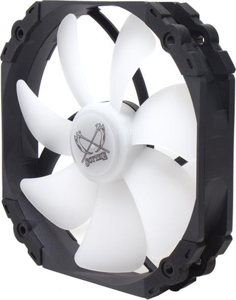 Actual product image Scythe PC fan Kaze Flex 140 Round RGB PWM (140 mm, 1 x)