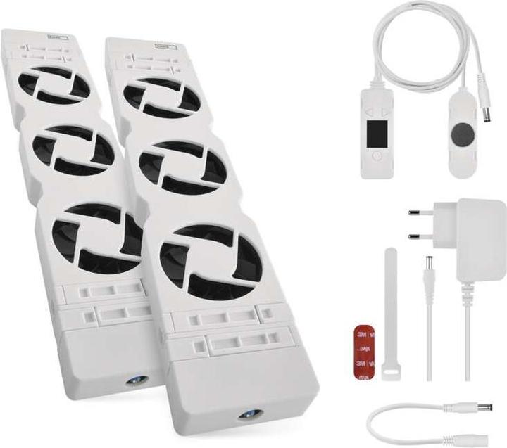 Emos Heizkörperventilator DUO, weiss