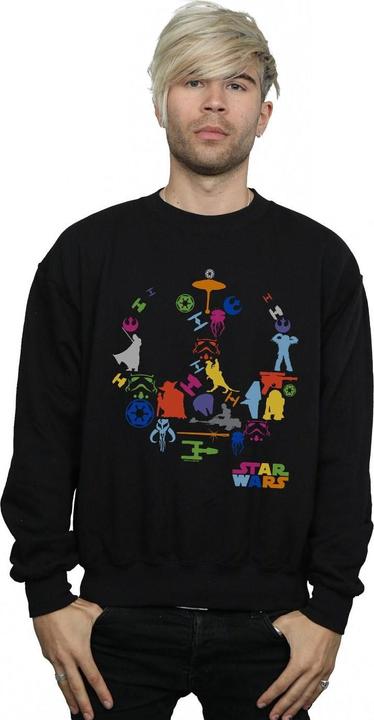 Immagine prodotto Star Wars Silhouette Collage Felpa Uomo (XXL)
