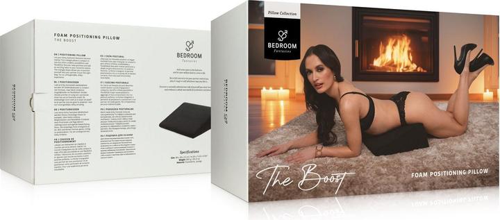 Actual product image Bedroom Fantasies The Boost Positioning Pillow - Black