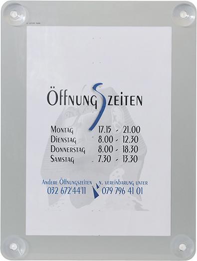 Immagine prodotto Securit Cornice per poster da finestra, DIN A4, grigio