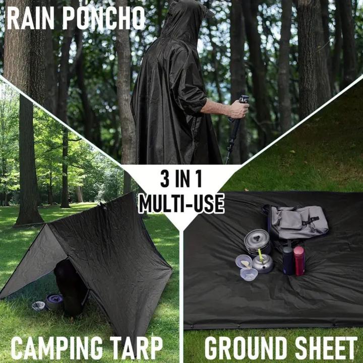 Produktbild Lifetime Poncho mit Kaputze (One Size)