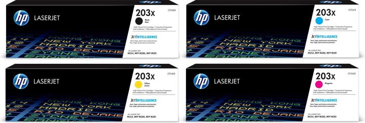 HP 203X (M, Y, C, BK)