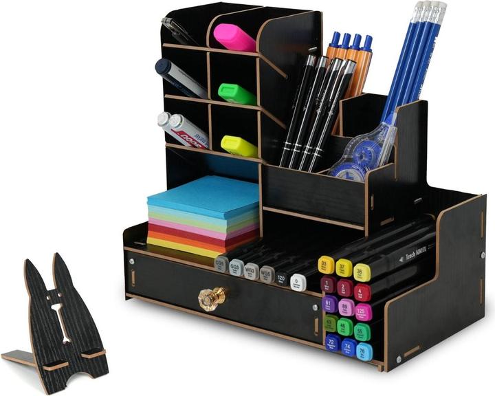 Actual product image Hermex Desk organiser Pen Desk organiser Pen storage Pen box Office desk pen holder