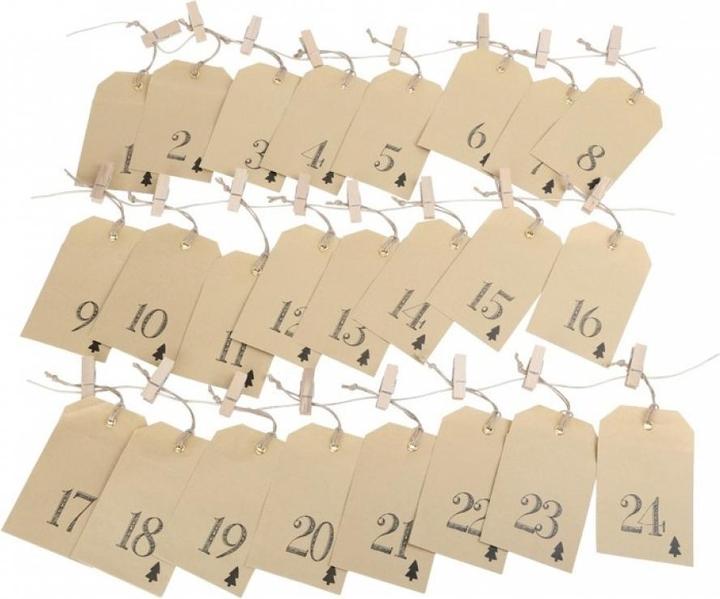Immagine prodotto small foot Sacchetti di carta per il calendario dell'Avvento