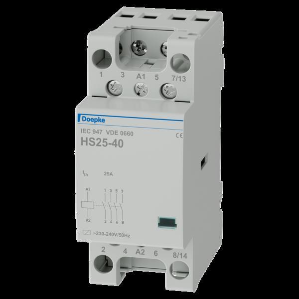 Actual product image Doepke Inst.contactor HS25-40/230V 4S 25A 230V HS25-40/230V
