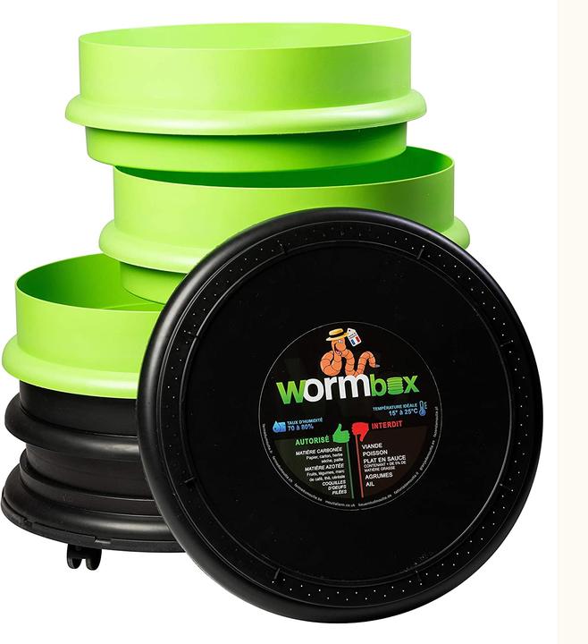 Produktbild WormBox Wurmkomposter, 4 Schalen, Grün