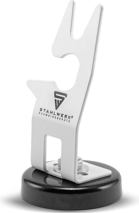 Image du produit Stahlwerk Support de torche de soudage avec pied magnétique blanc Wig Mig Plasma