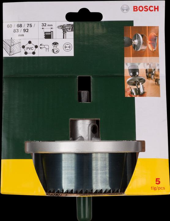 Image du produit Bosch Zubehör Jeu de couronnes de scies (83 mm, 60 mm, 68 mm, 92 mm, 75 mm)