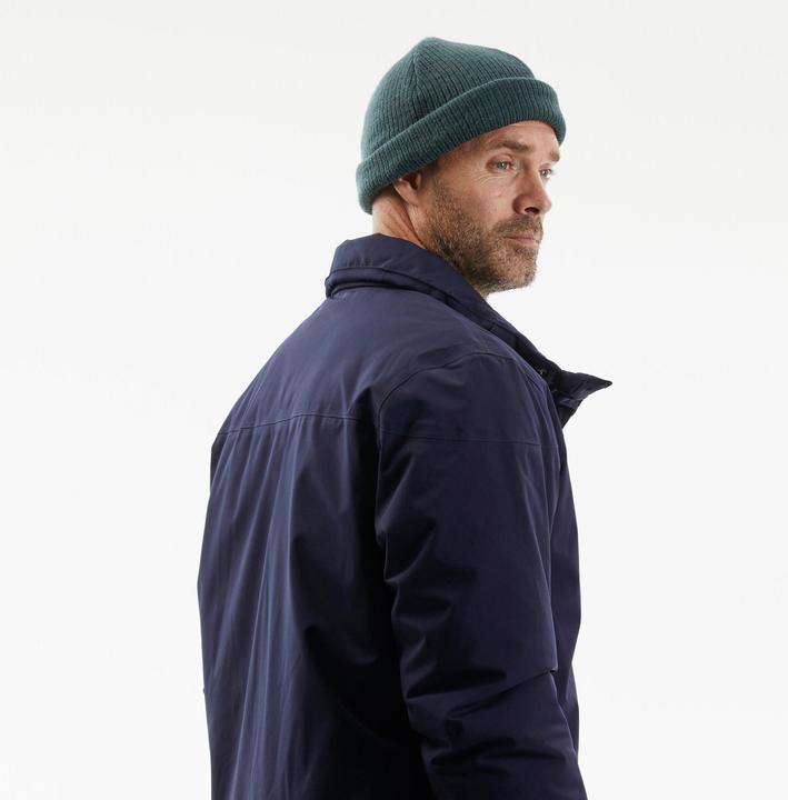 Produktbild Quechua Parka Winterjacke Herren warm bis -10 °C wasserdicht Winterwandern - SH500 blau (XL)