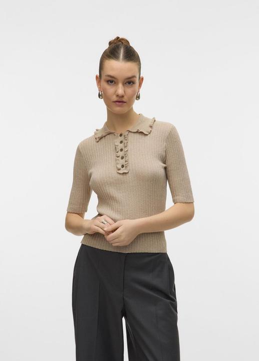 Produktbild Vero Moda AWSHIRLI Gestricktes Poloshirt Polo (S)