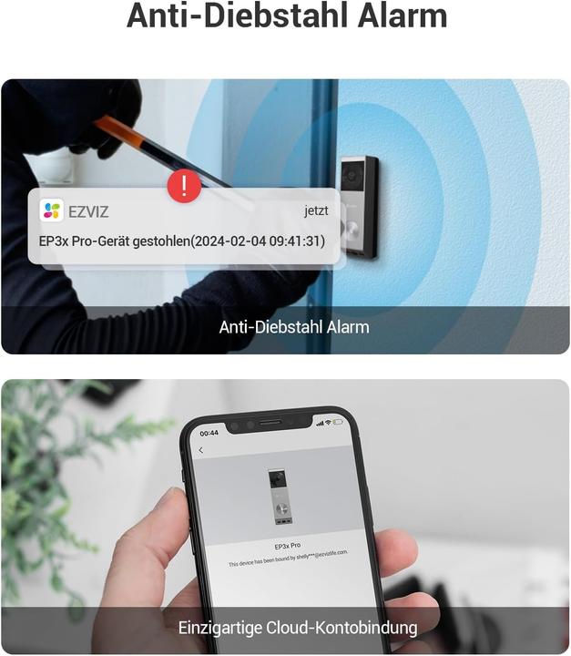 Image du produit EZVIZ Interphone EP3X Pro (Sans fil)