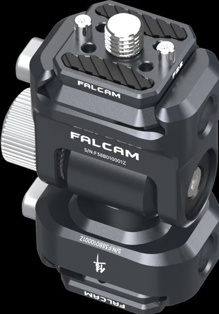 Falcam Kit testa panoramica a doppio sgancio rapido F22 2543 (Testa panoramica)