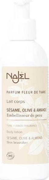 Actual product image Najel Lait corps Fleur de Tiaré (Body milk, 200 ml)