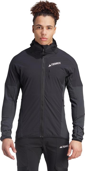 Actual product image adidas Terrex Techrock Hooded Wind Fleece Jacket (XL)