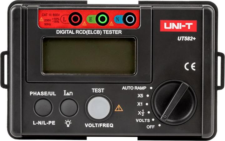Actual product image Uni-T Digital RCD tester UT582+