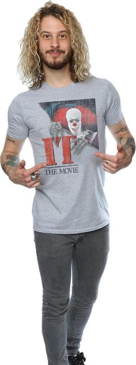 Actual product image It Mens Distressed Poster T-Shirt (XXL)