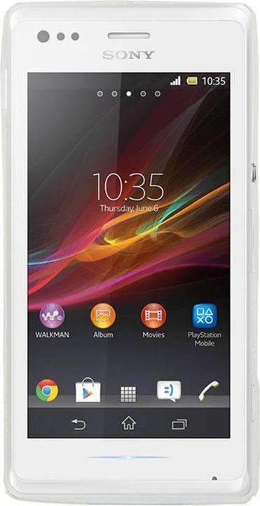 Produktbild König Design Handyhülle TPU Schutzhülle für Sony Xperia M C1904 C1905 Transparent