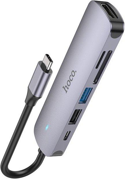 Immagine prodotto Hoco HB28 Multi Hub (USB-C, 6 Porti)