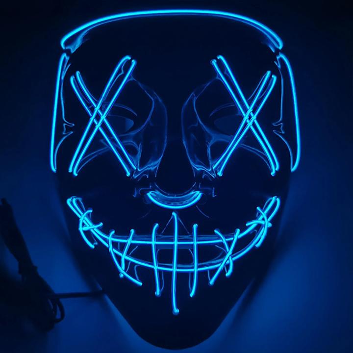 Actual product image NoName LED Horror Mask Red