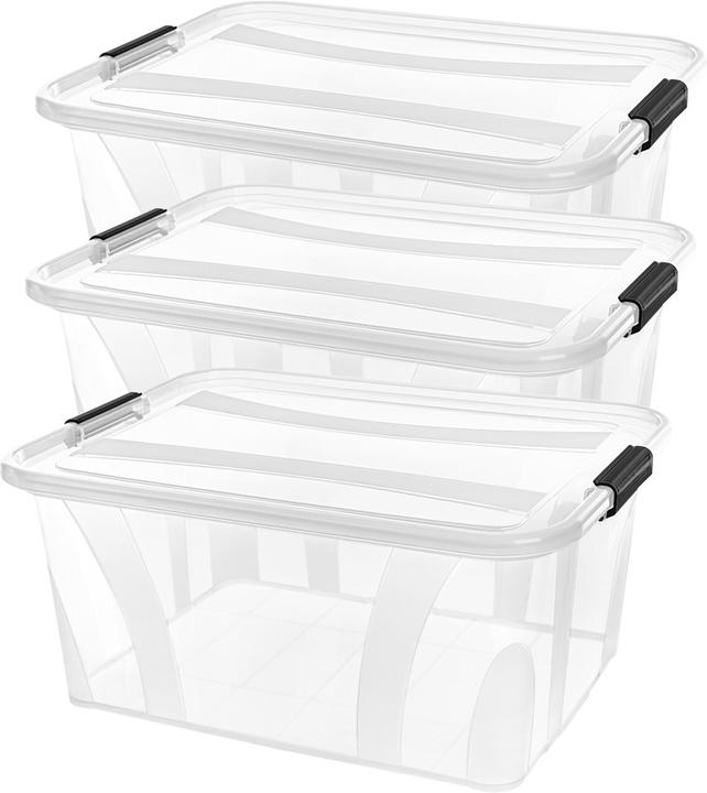 Actual product image Siena Home Set of 3 Storage Box 21 l (51 x 38.5 x 15 cm, 31 l)