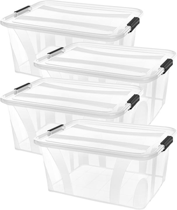 Actual product image Siena Home Set of 4 Storage Box 21 l (51 x 38.5 x 15 cm, 31 l)