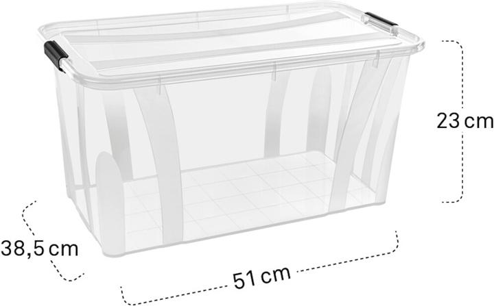 Actual product image Siena Home Set of 2 storage box 32 l (51 x 38.5 x 23 cm, 49 l)