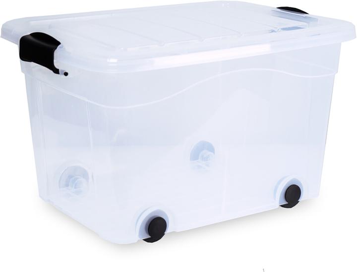 Actual product image Siena Home Set of 2 storage box 20 l with castors (45 x 33.5 x 25 cm, 42 l)
