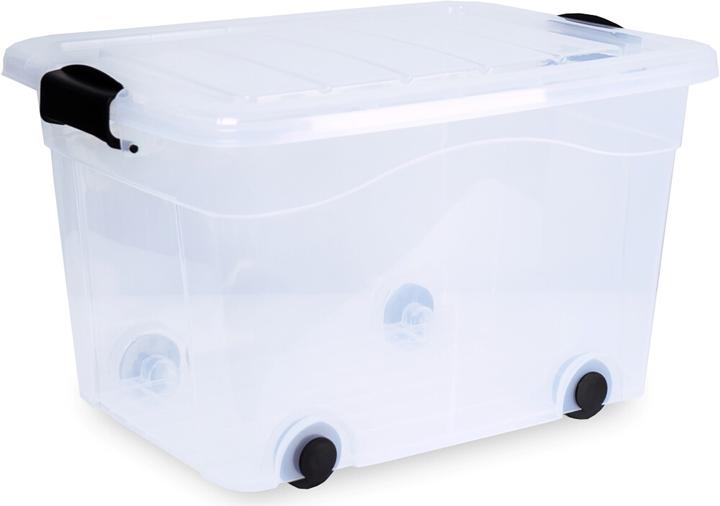 Actual product image Siena Home Set of 3 storage box 60 l with castors (61 x 45 x 36 cm, 60 l)