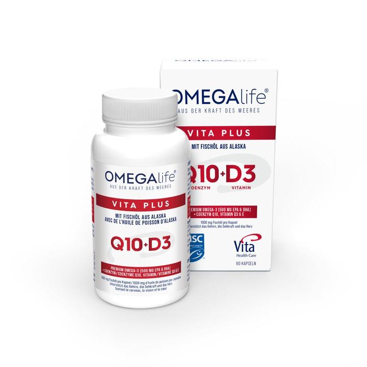 Produktbild Vita PLUS 30mg Coenzym Q10 (90 Stück, Kapseln, 195 g)