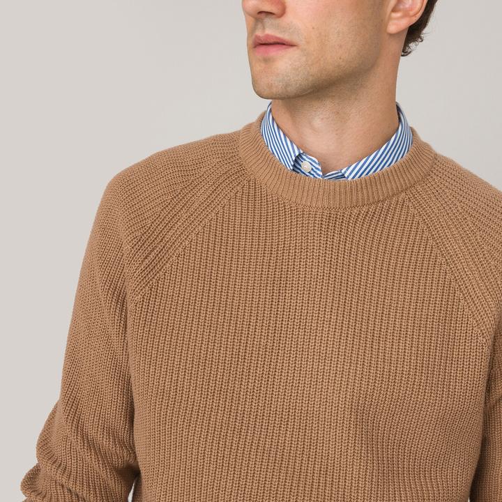 Produktbild La Redoute Collections Rippstrick-Pullover Signature (L)