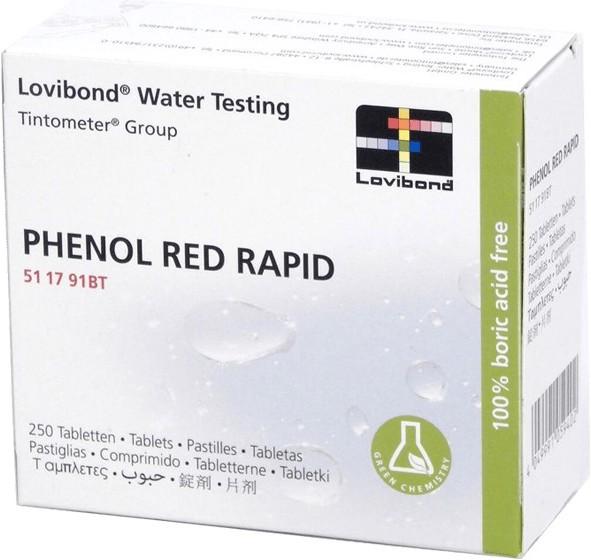 Image du produit Lovibond Pastilles de réactif Phenol Red Rapid (pH)