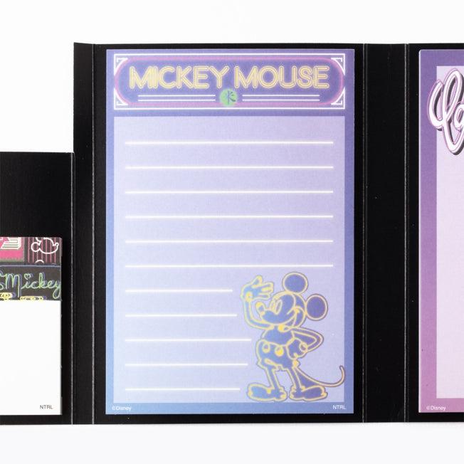 Actual product image Disney Store - China Town Pata Pata Memo (Neon Mickey Minnie) - Notebook