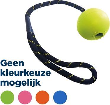 Happy Pet Tough Toys Floater Rubber Bal Touw Assorti (Ballspielzeug Hund)